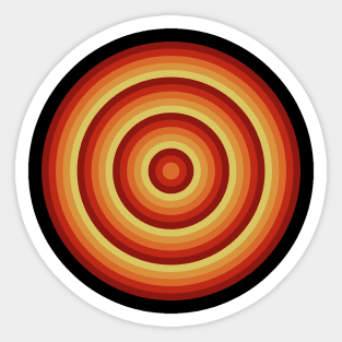 Concentric Circles Sticker